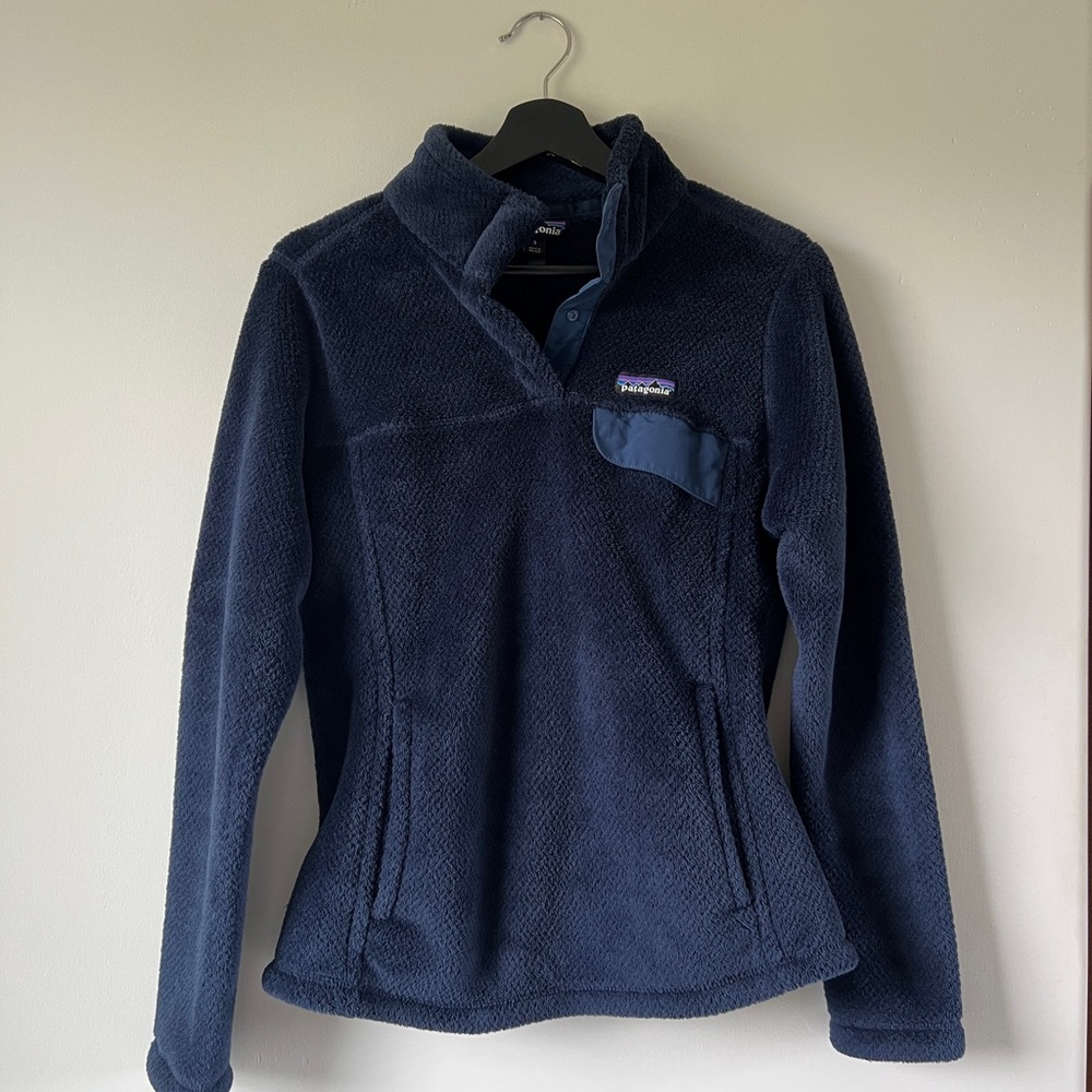 Patagonia Navy Fleece Pullover